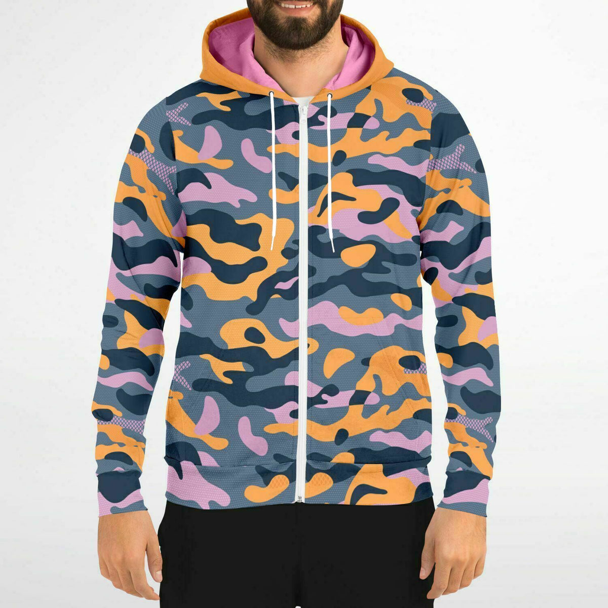 Urban Camo Zip-Up Hoodie