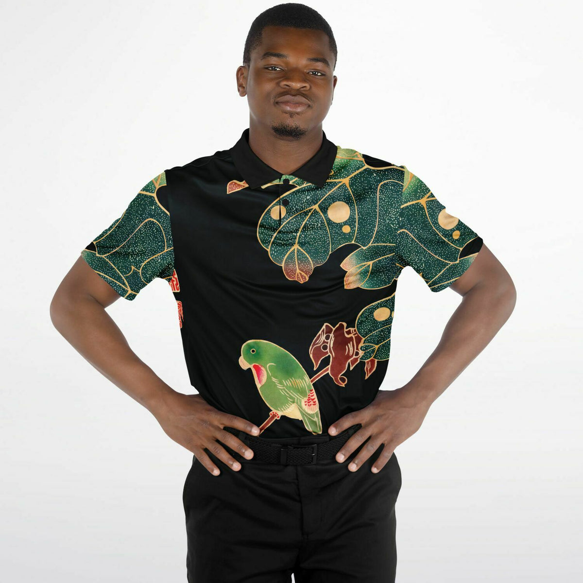 Ukiyo-e Performance Golf Polo Shirt