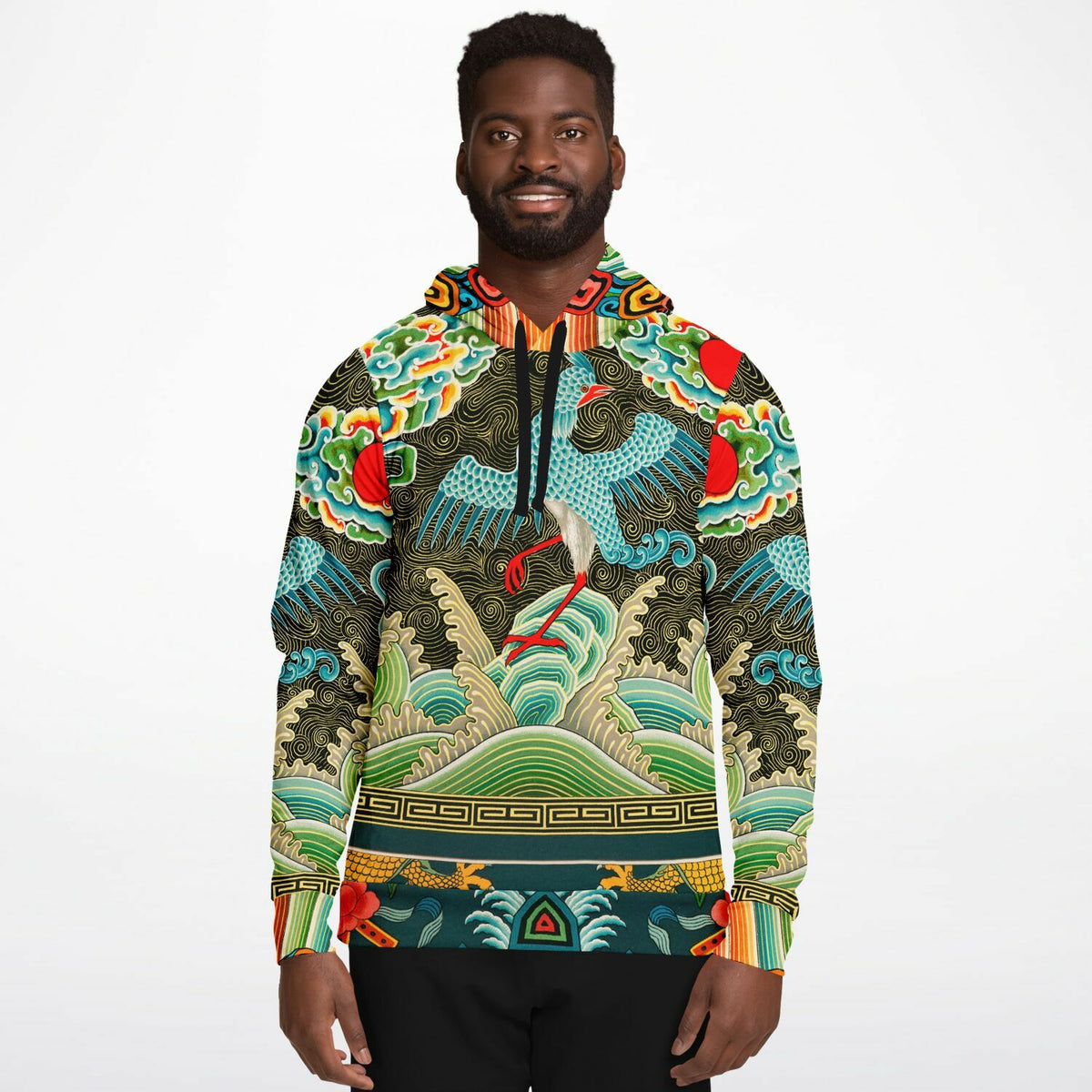 Chinese Crane Unisex Hoodie (Museum Collection)