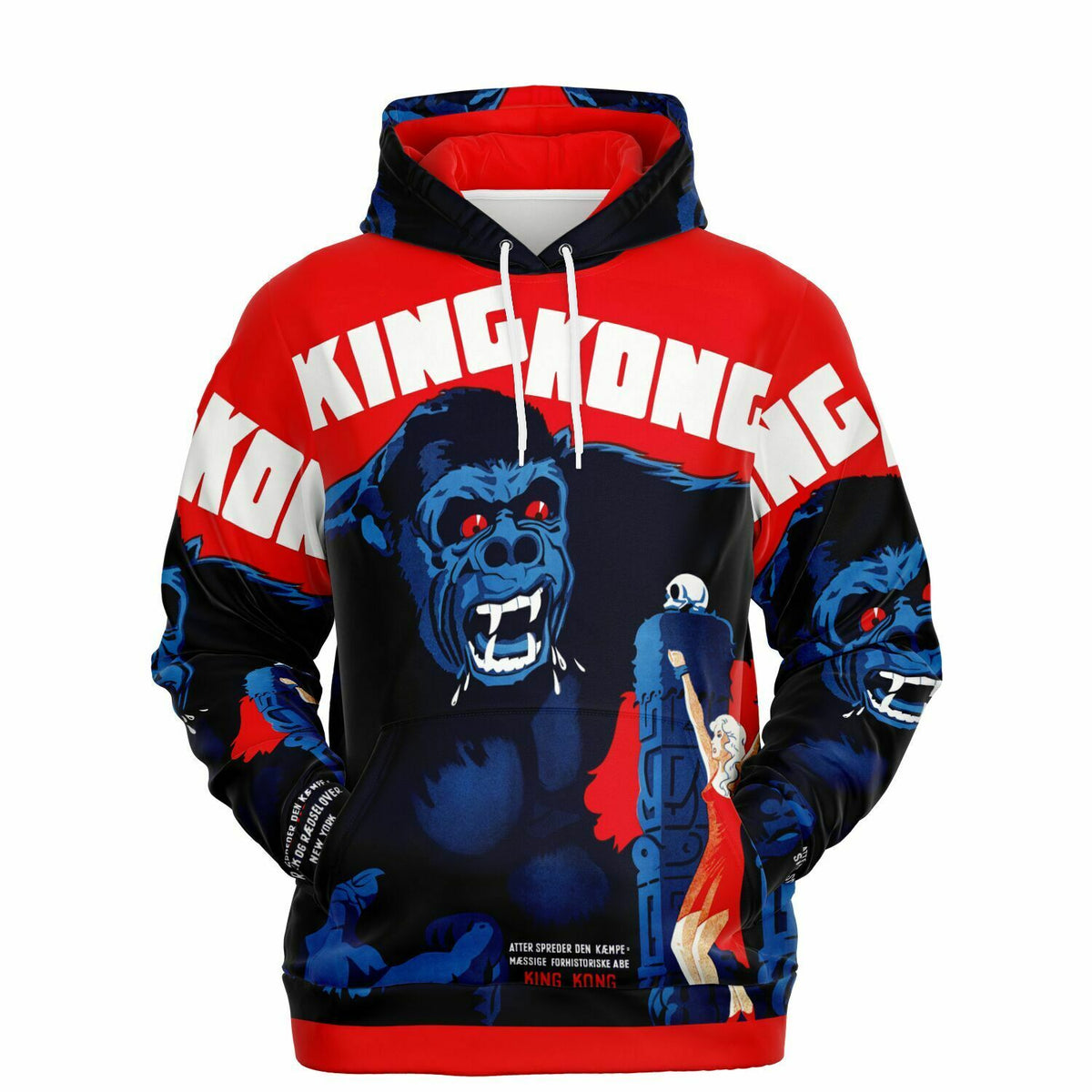 King Kong Retro Hoodie Feat Vintage Graphics