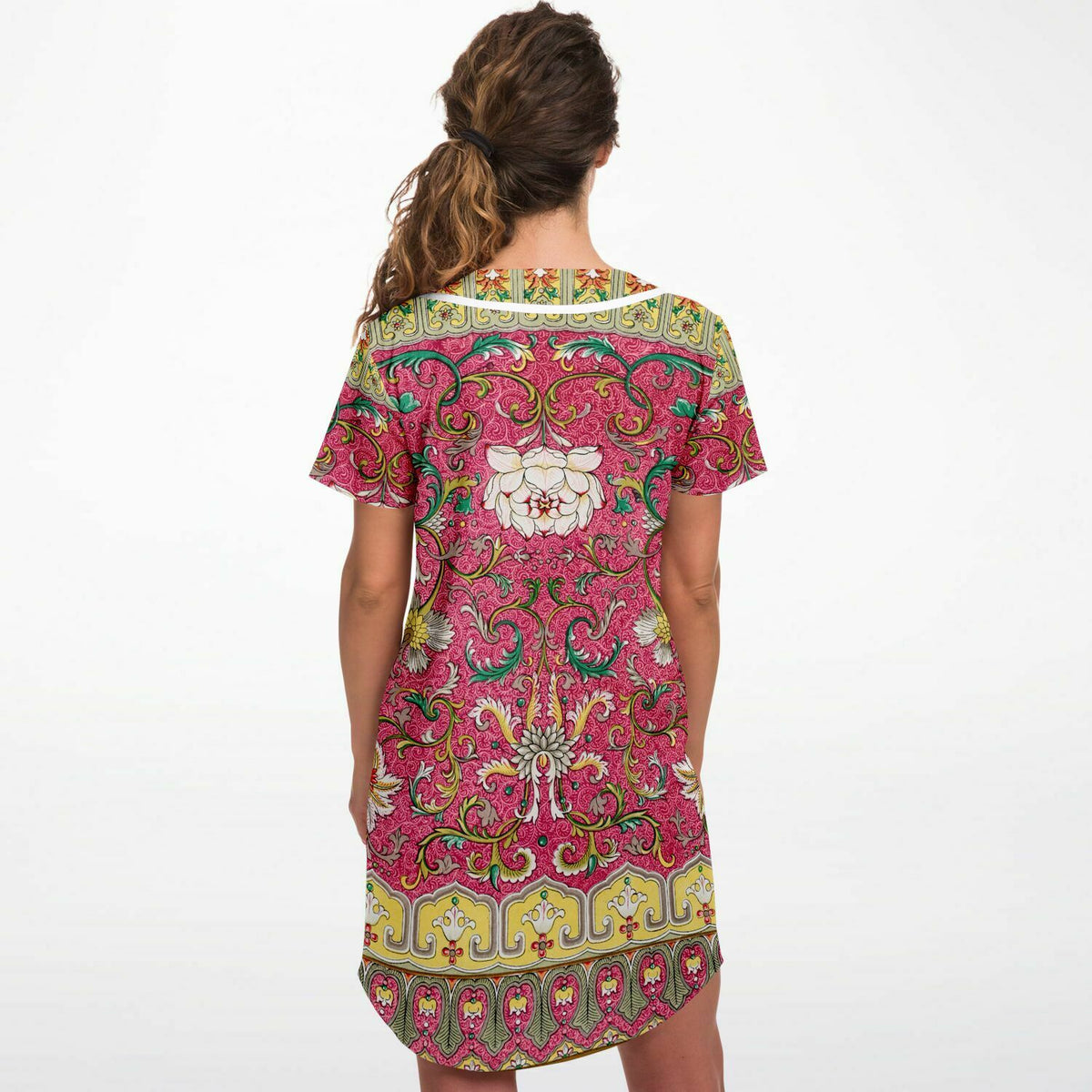 Vintage Art Nouveau Baseball Jersey Dress