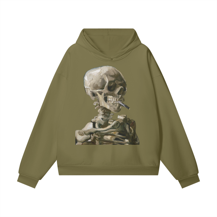 van gogh hoodie,skeleton hoodie,art print hoodie,streetwear hoodie,retro hoodie,90s hoodie,y2k hoodie,men,women,MOQ1,Delivery days 5