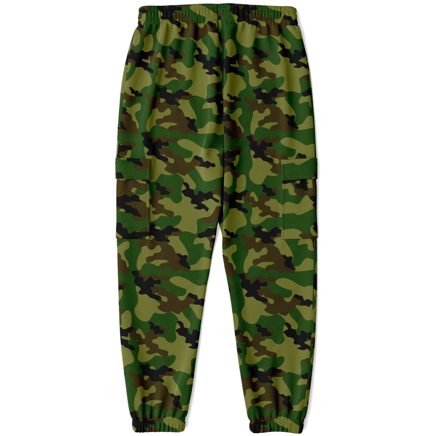 Camo Cargo Sweatpants Poly Cotton