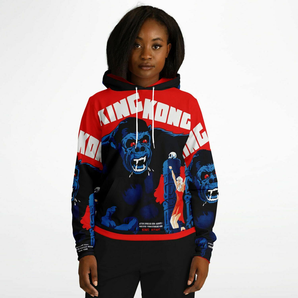 King Kong Retro Hoodie Feat Vintage Graphics
