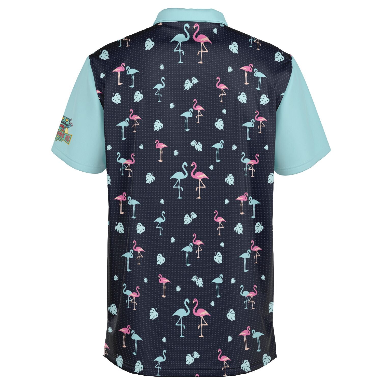 Performance Golf Polo Retro Flamingo