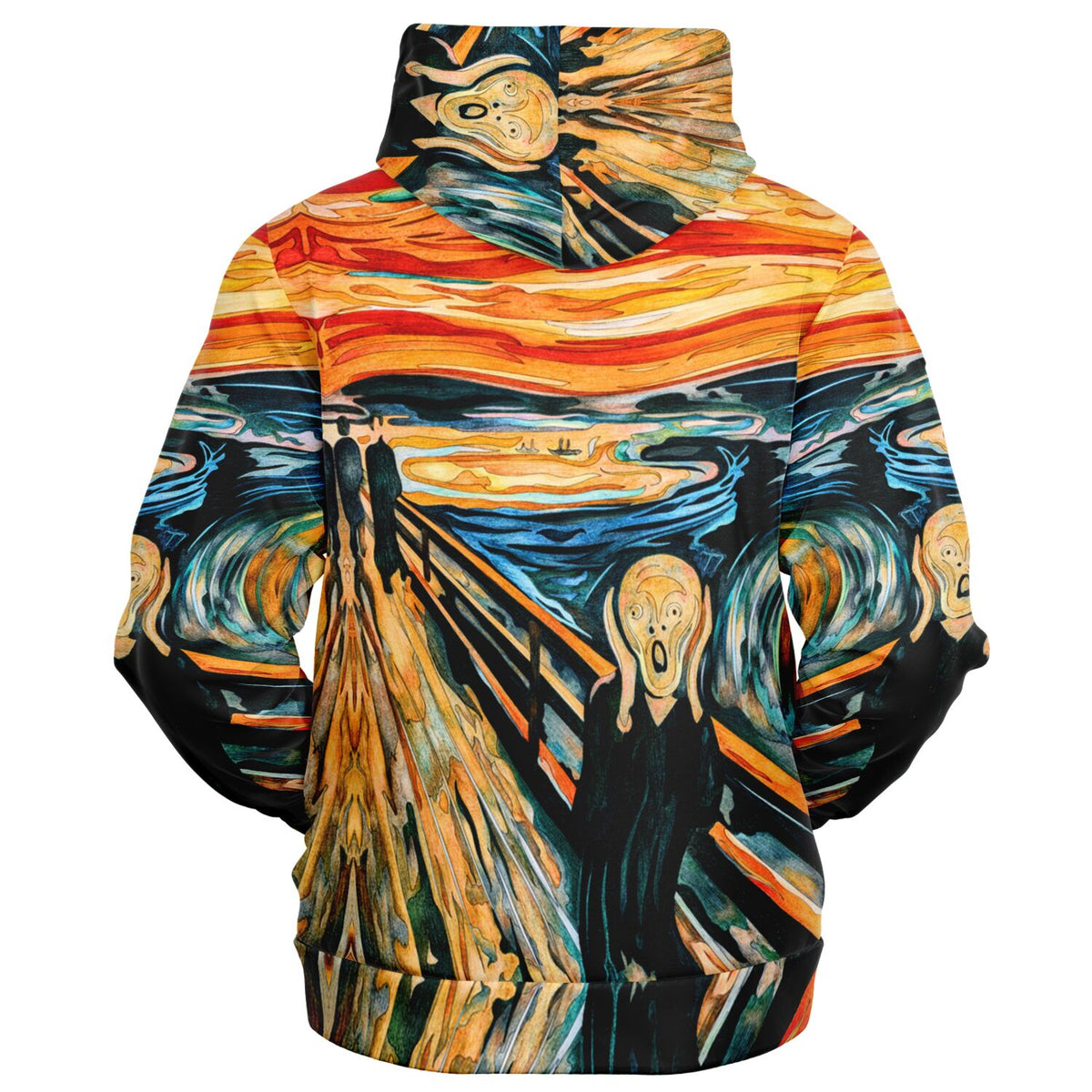 Art Print Hoodie &quot;The Scream&quot; by Edvard Munch