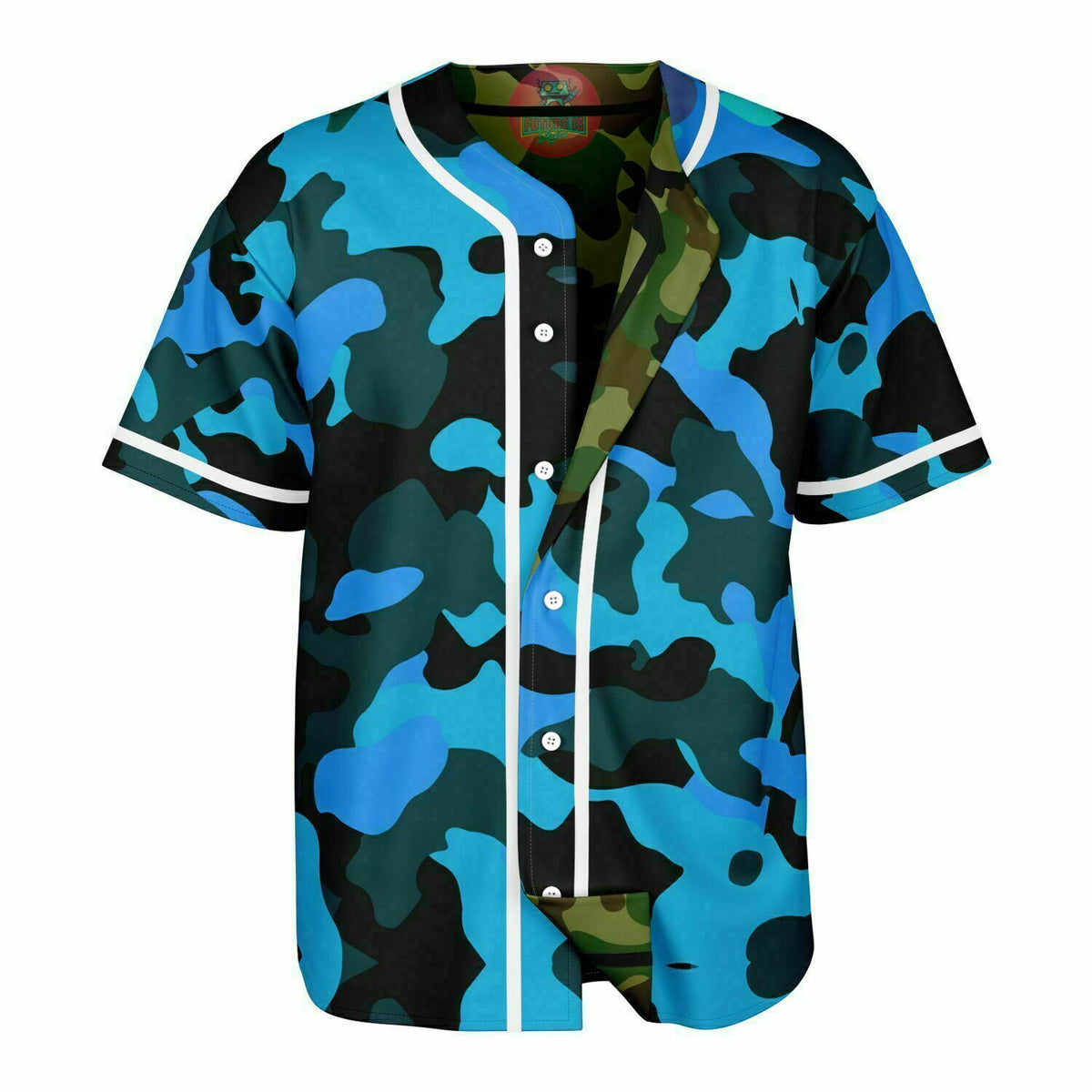Y2K Double Camo Reversible Baseball Jersey