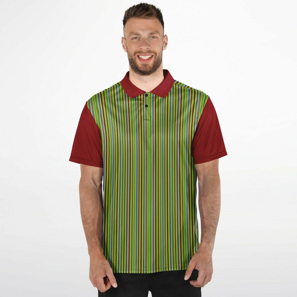 Performance Golf Polo, Sweat Wicking Recycled Polyester