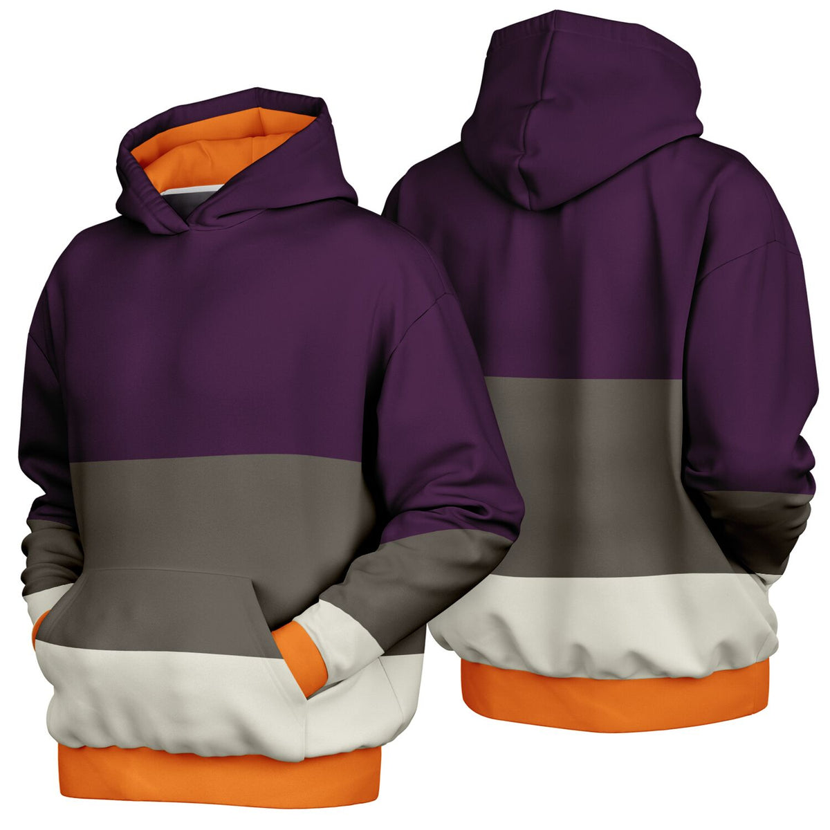 Heavyweight Oversized Hoodie Colour Block