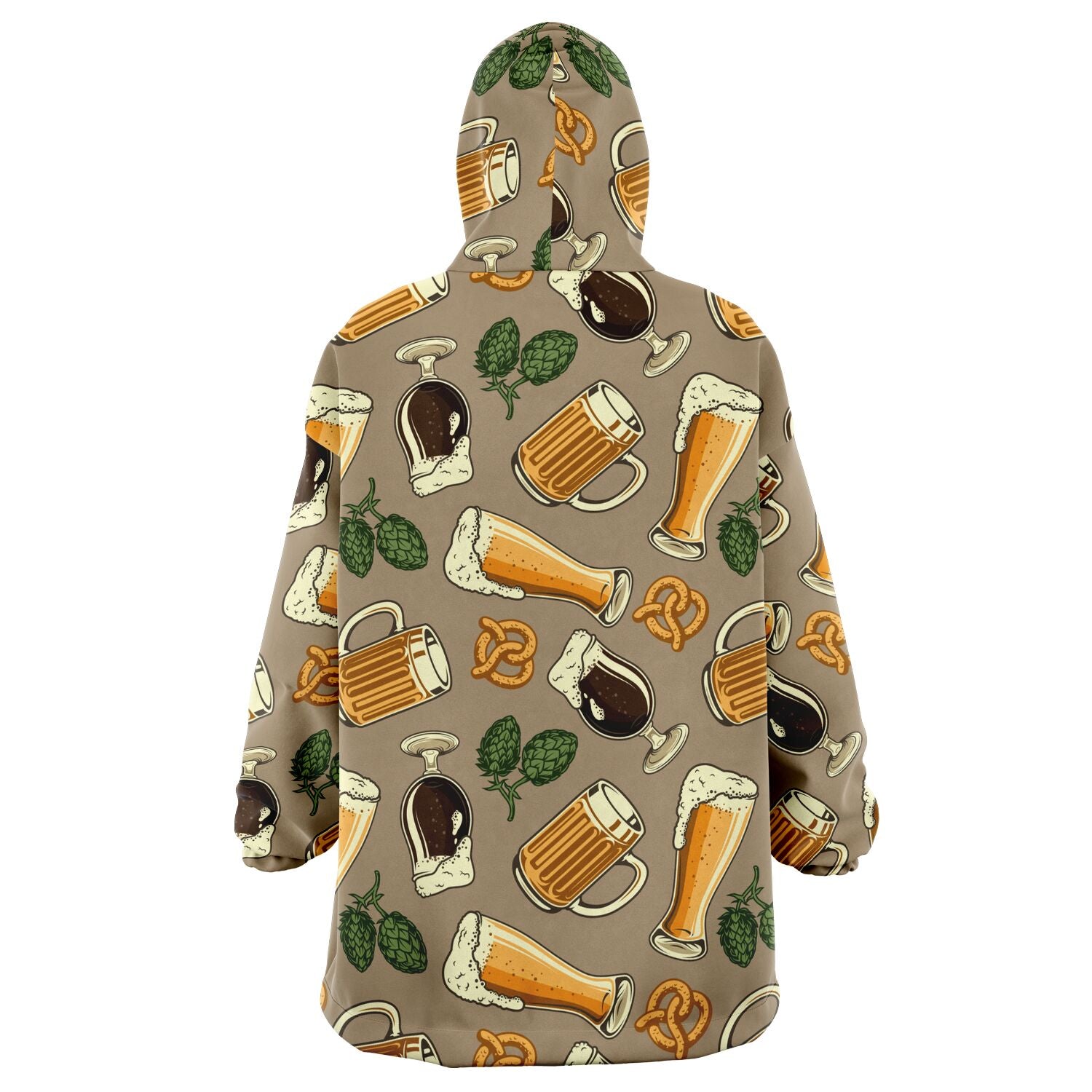Snug Hoodie Wearable Blanket - Pretzels and Beer