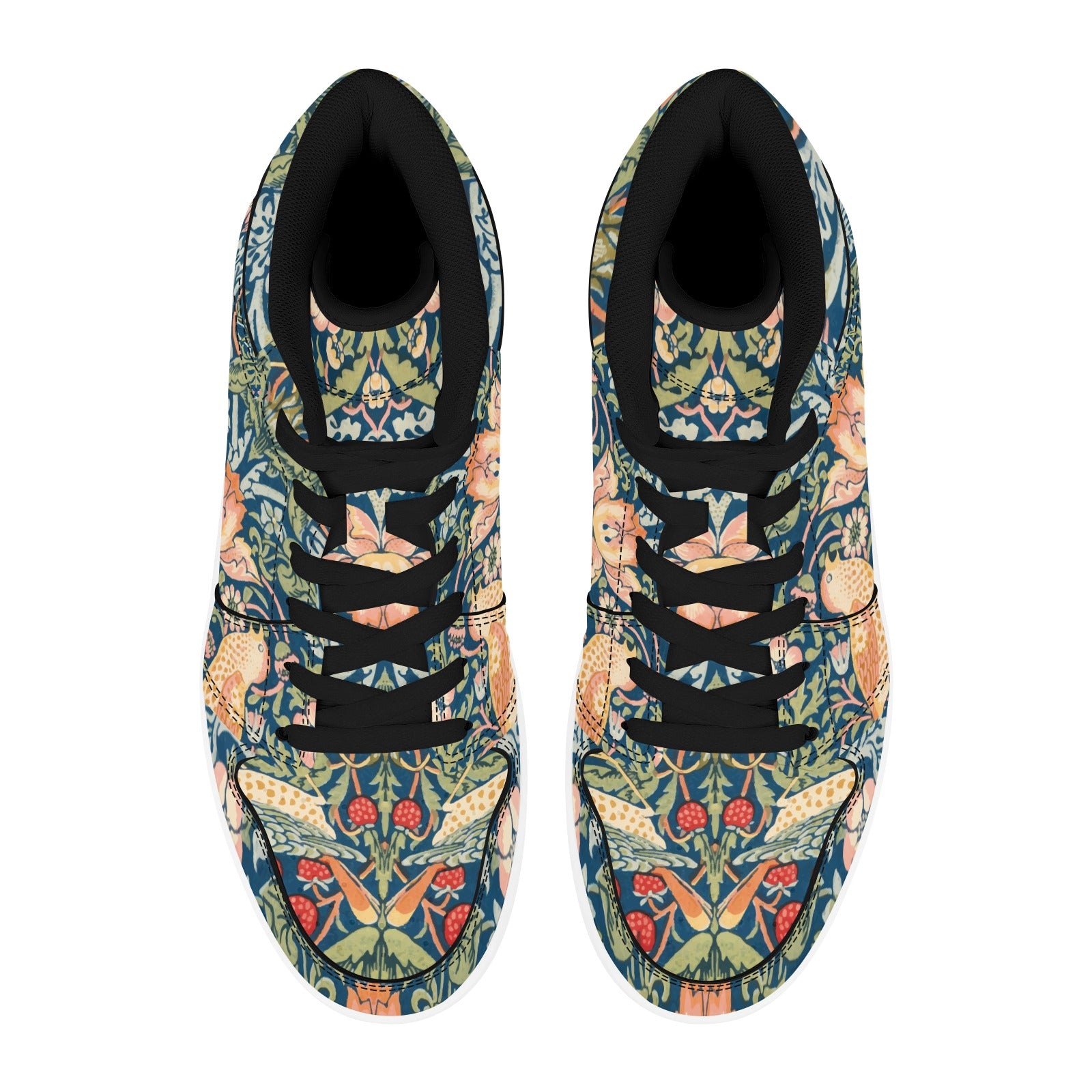 Unisex Vegan Leather Art Nouveau Sneakers