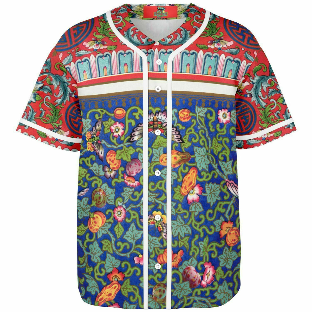 Vintage Art Nouveau Baseball Jersey