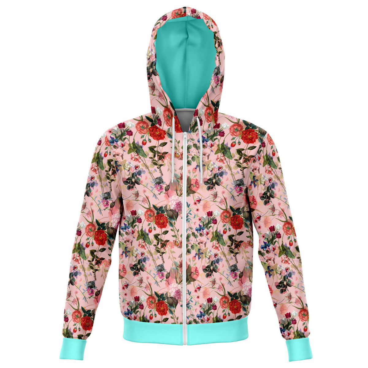 Art Nouveau Floral Hoodie