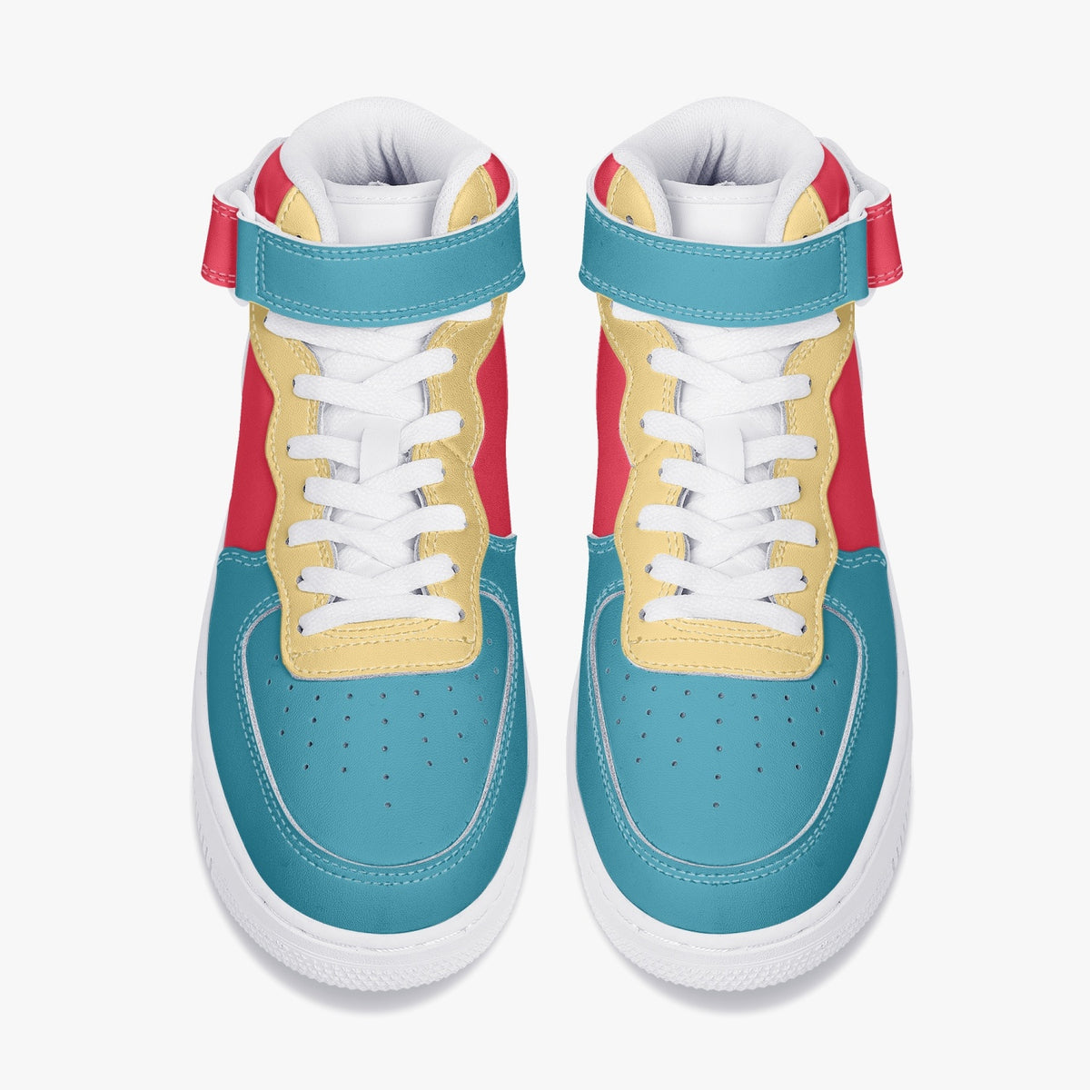 Colour Block Hi-Top SneakersPlus SIze