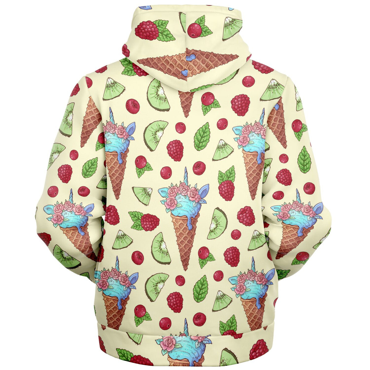 Microfleece Zip hoodie - Ice-cream Hoodie