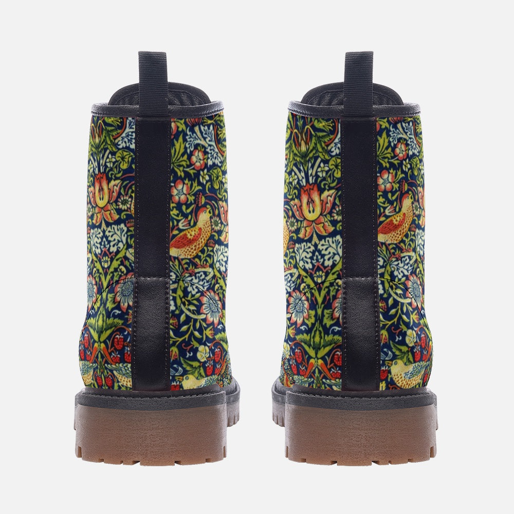 Art Nouveau Combat Boots - The Strawberry Thieves