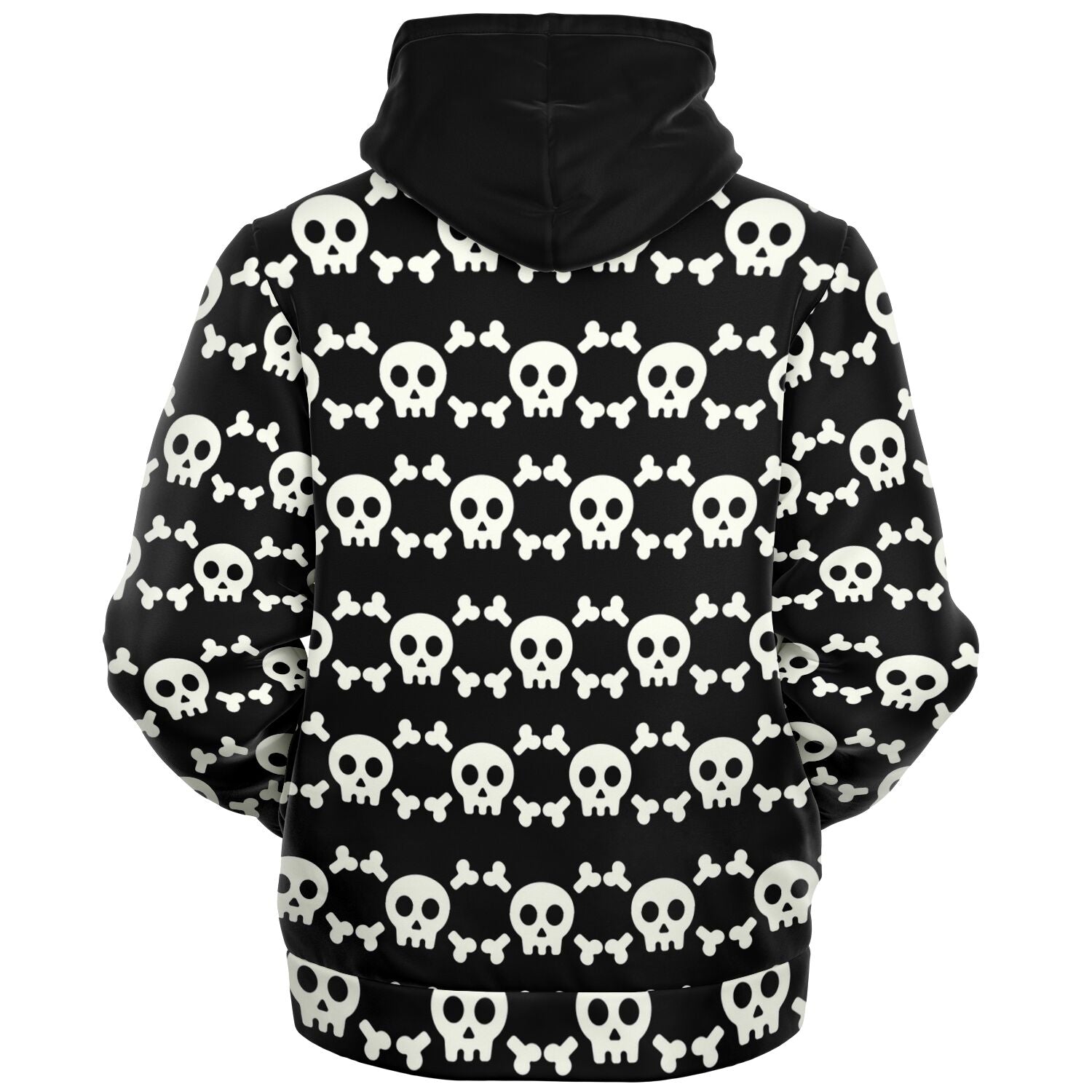 Microfleece Ziphoodie Skull and Crossbones