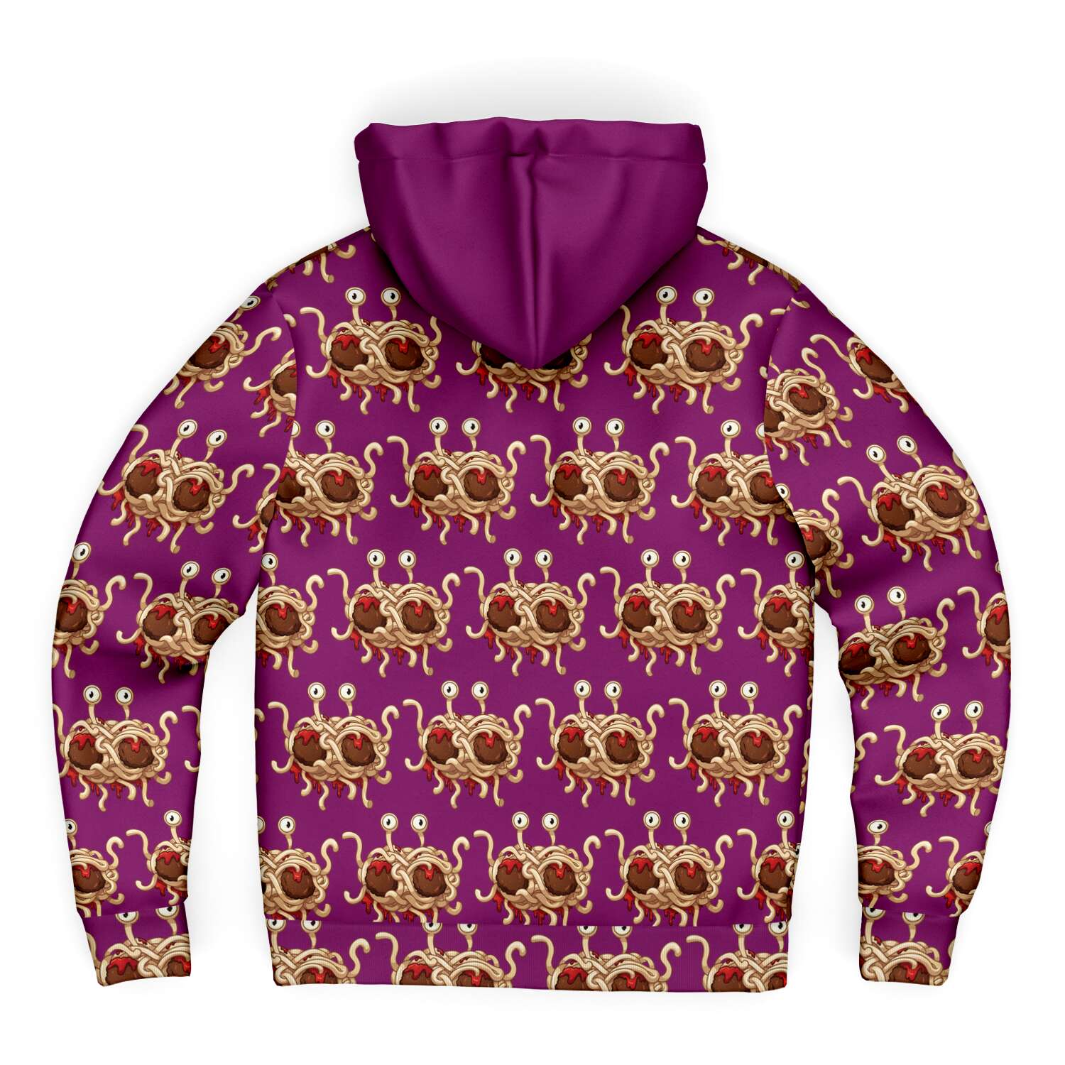 Flying Spaghetti Monster Purple Hoodie