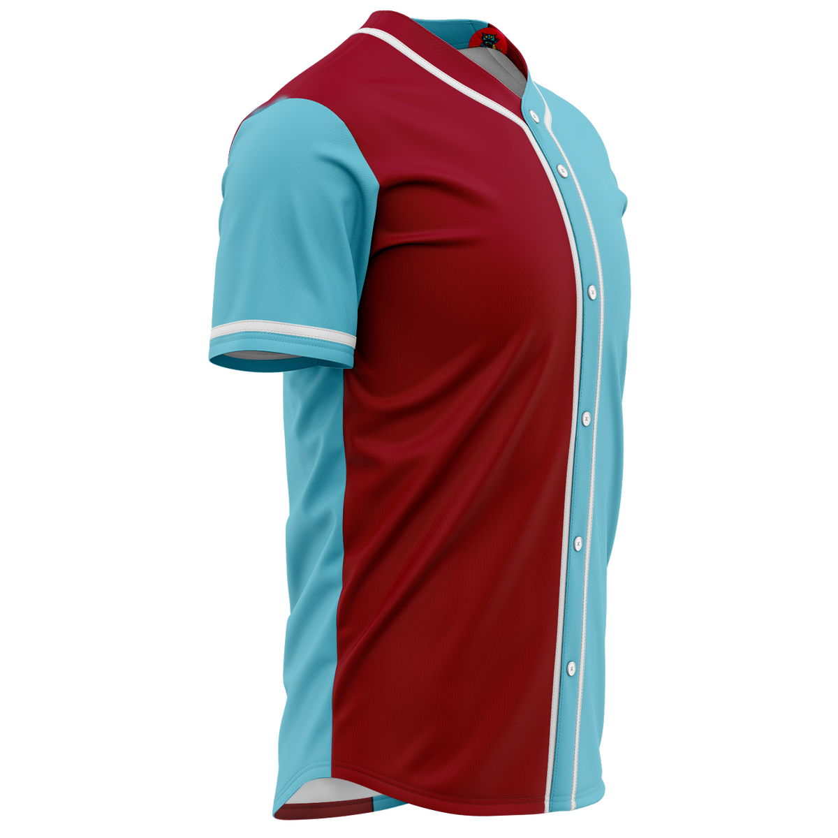 Jersey Art Déco Split Bordeaux