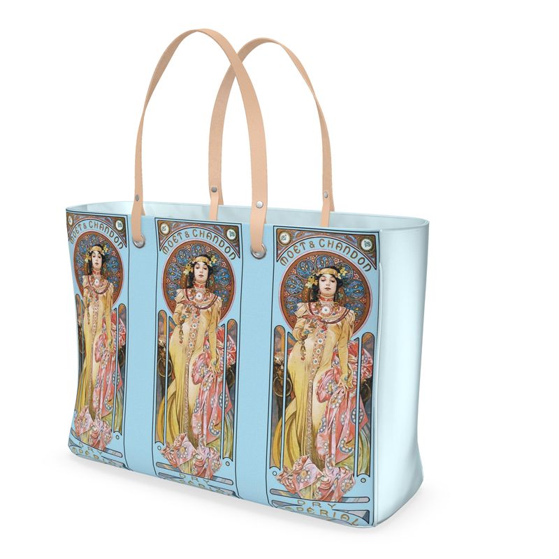 Alphonse Mucha Moet and Chandon Handbag