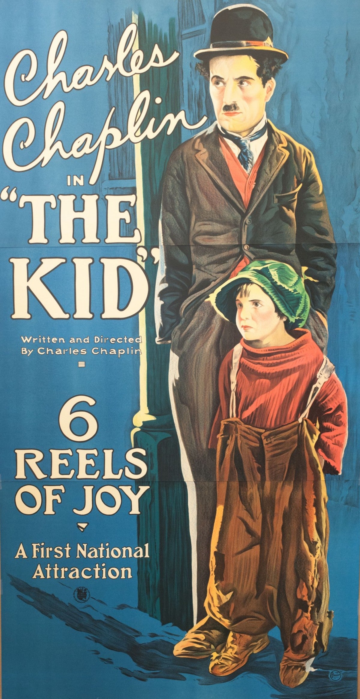 Charlie Chaplin The Kid classic movie poster vintage movie poster fine -  Future Is Retro