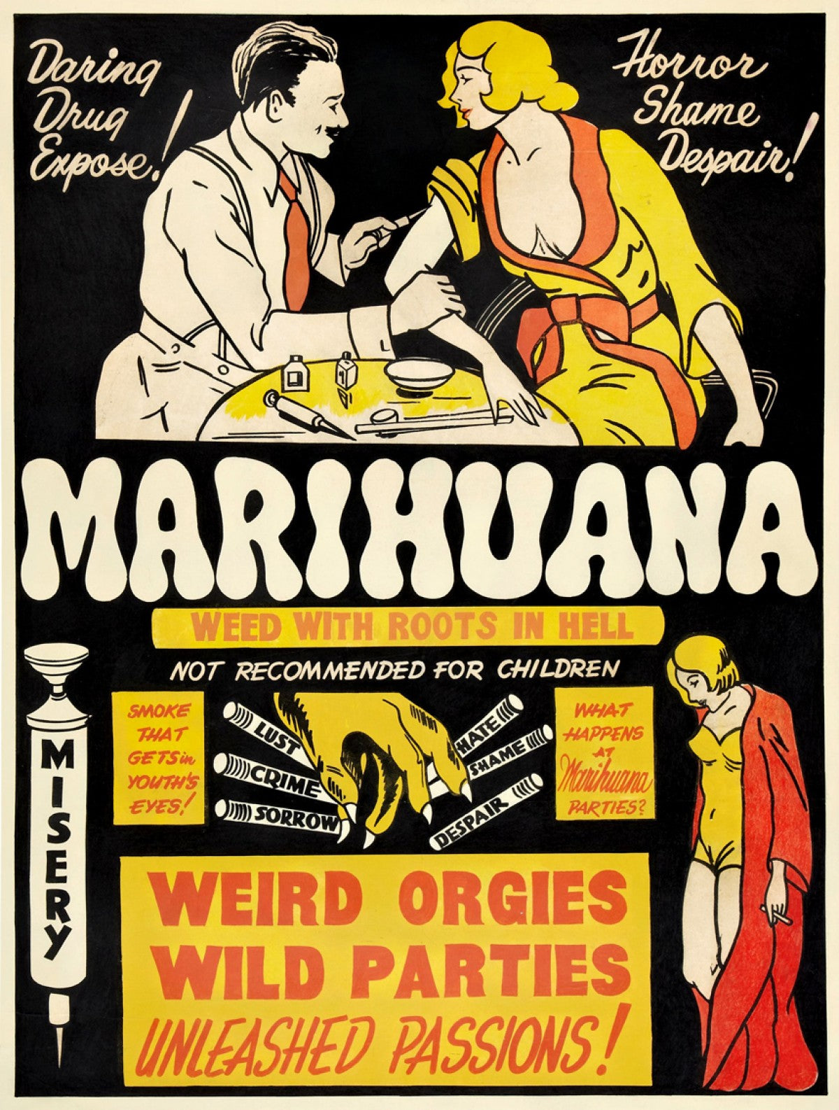 Marihuana-Plakat aus dem Jahr 1936