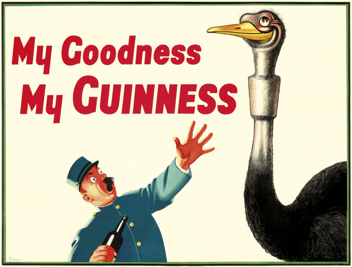 Ma bonté ma Guinness Original Vintage Poster