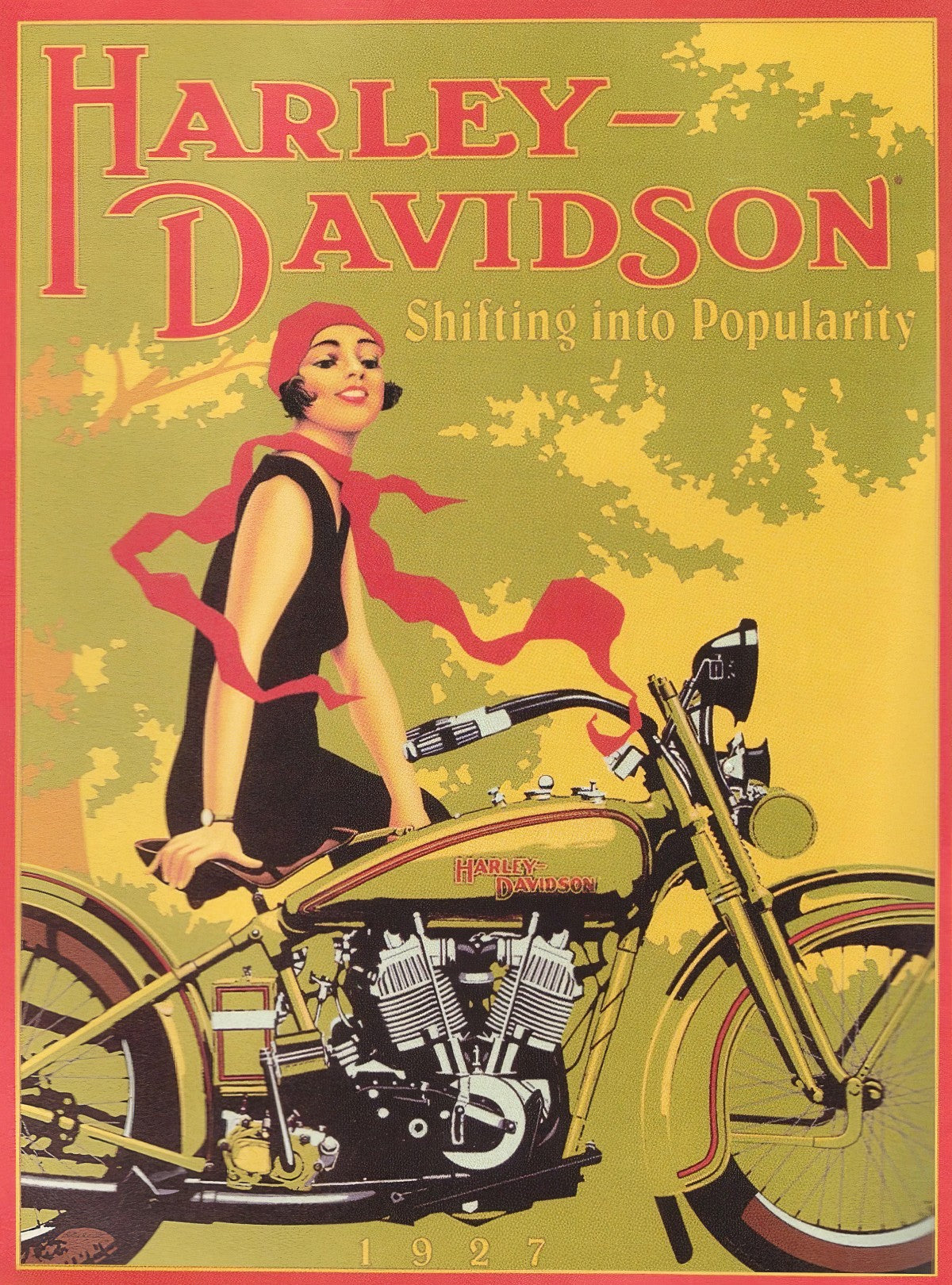 Harley Davidson Vintage Poster Wandkunst
