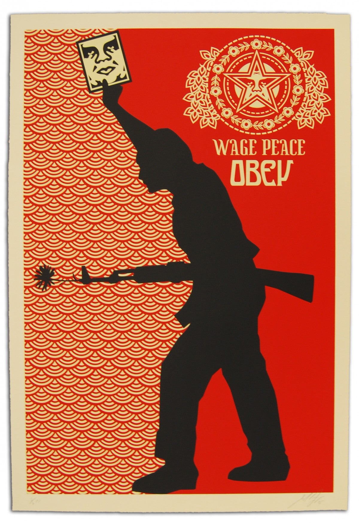 Wage Peace Obey poster