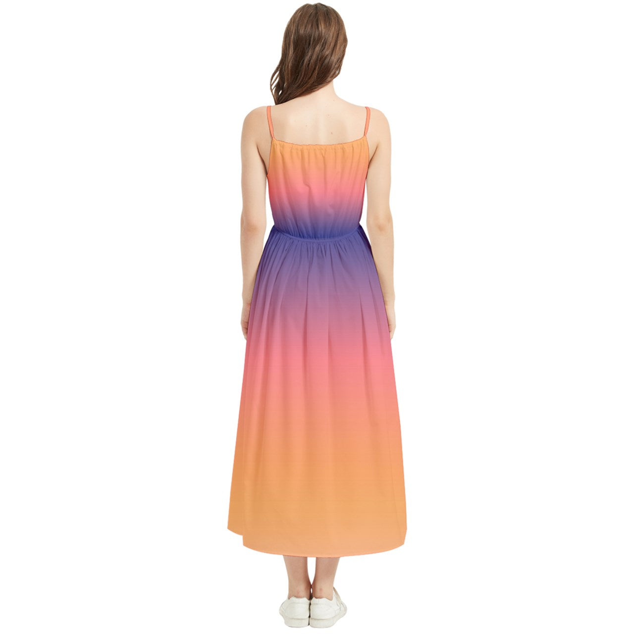 Reverse Sunset Boho Sleeveless Summer Dress