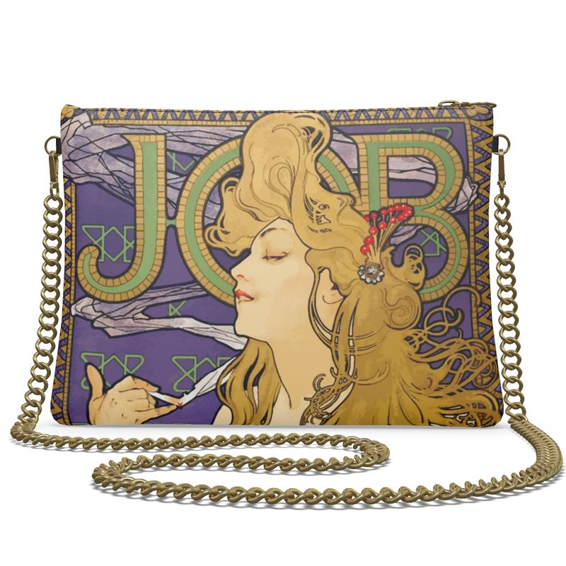 Art Nouveau Alphonse Mucha Crossbody Bag With Chain