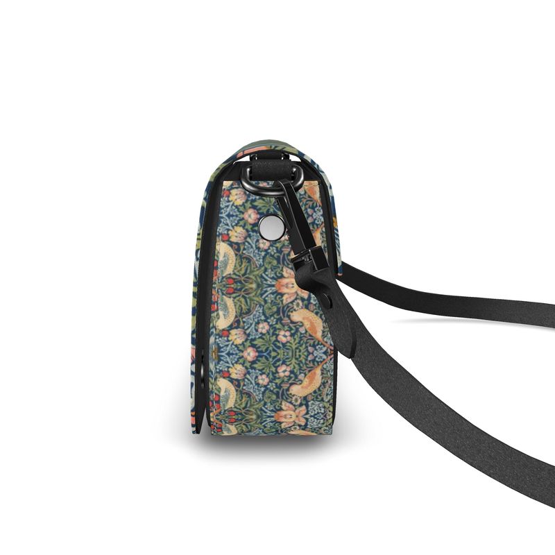 William Morris Strawberry Thieves Art Nouveau Fold over Bag