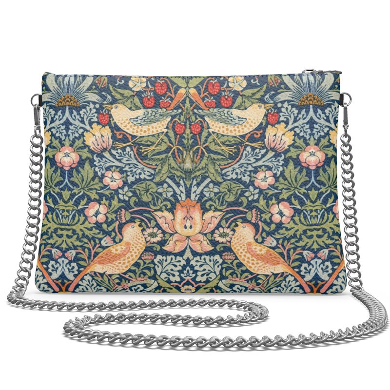 William Morris &quot;The Strawberry Thief&quot; Art Nouveau Crossbody Bag