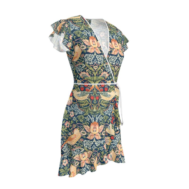 Art Nouveau Tea Dress, William Morris "The Strawberry Thieves" Tea Dress