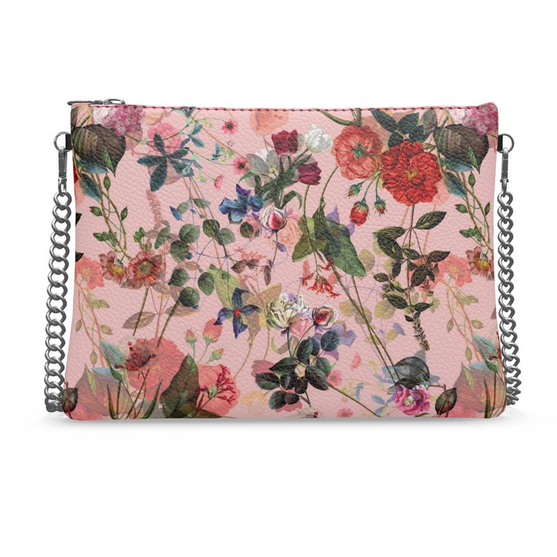 Retro Carnation Floral Crossbody bag