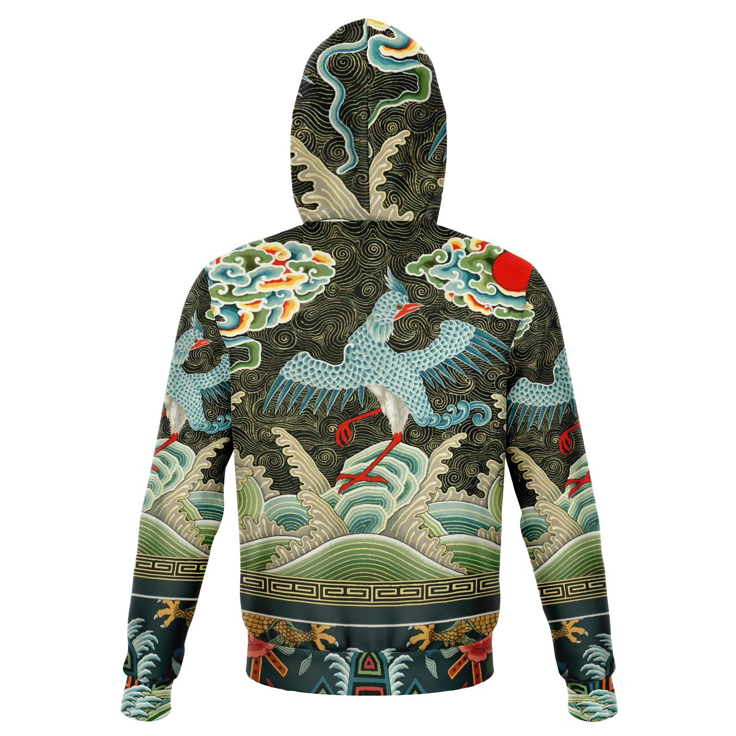 Chinese Crane Hoodie