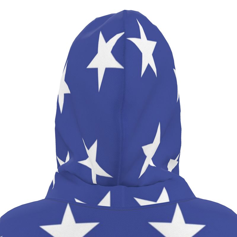 Hoodie Dress USA flag, Festival Hoodie 4th of July