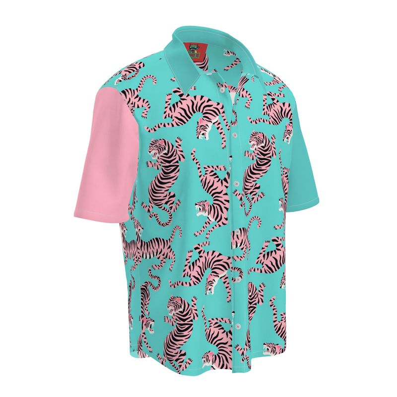 Hawaiian shirt - Pink Tiger