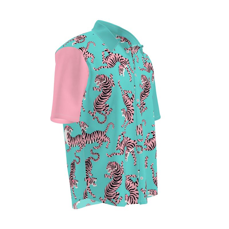 Hawaiian shirt - Pink Tiger