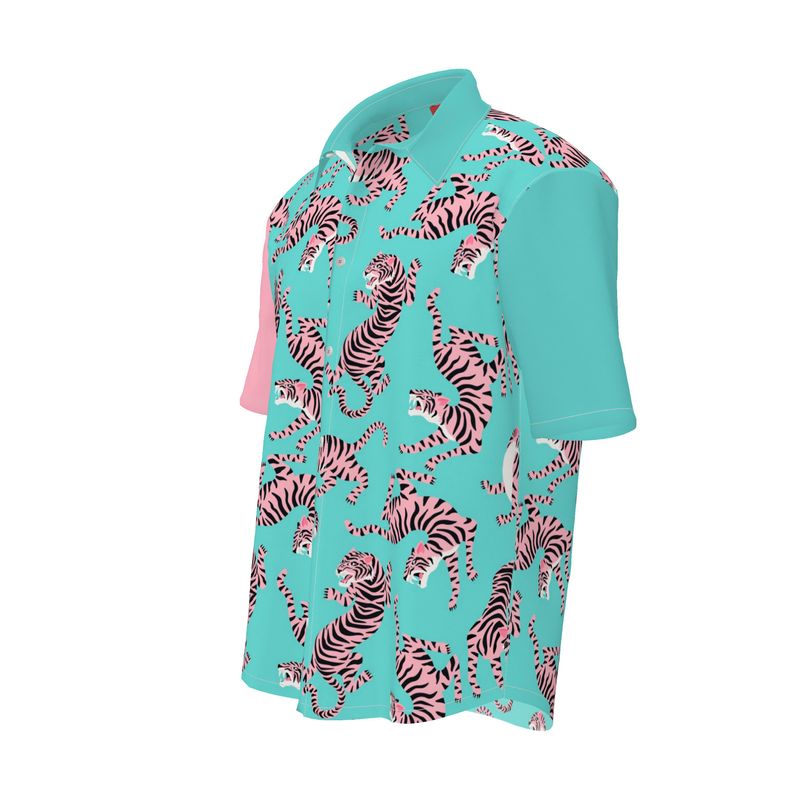 Hawaiian shirt - Pink Tiger