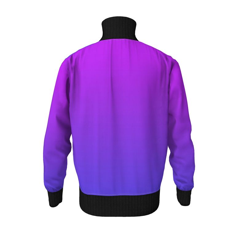 Tracksuit Jacket Faded Blue and Purple