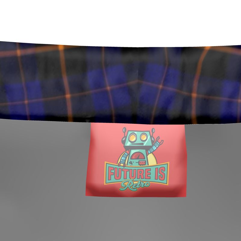 Plaid Art Deco Track Pants