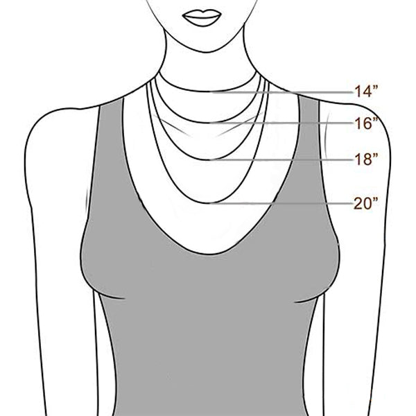 Personalisierte Namenskette Massivgold 10K/14k/18K