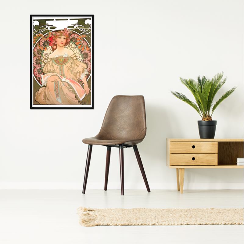 Alphonse Mucha Vintage Kunstdruck