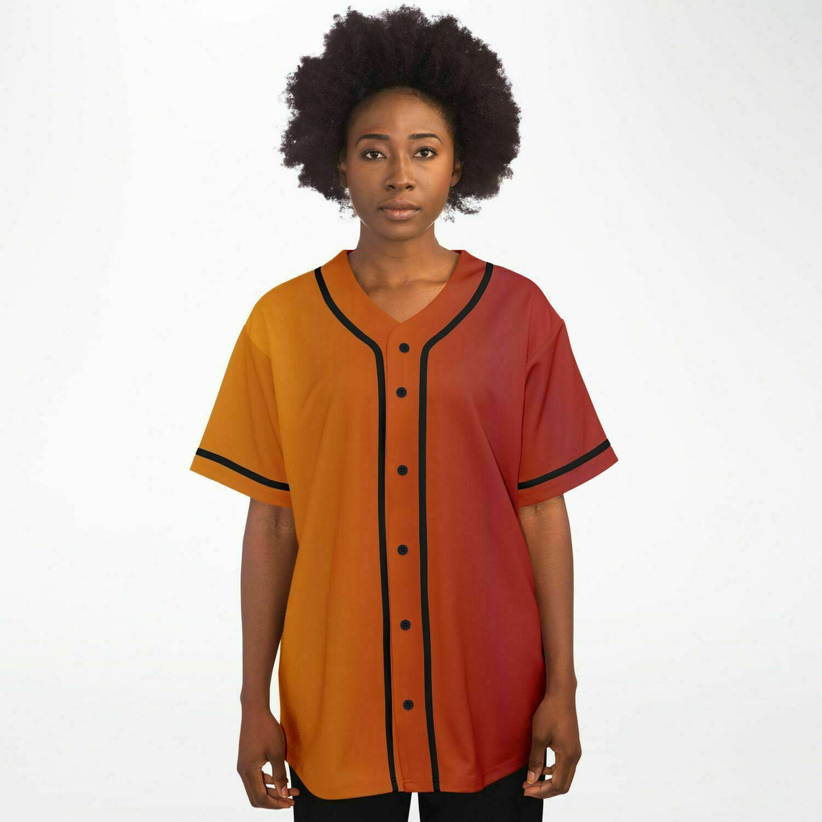 Baseball Jersey Sunburst, Retro Baseball Jersey
