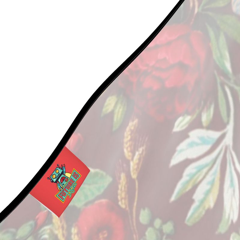 Silk Halterneck Maxi Dress, Art nouveau Floral