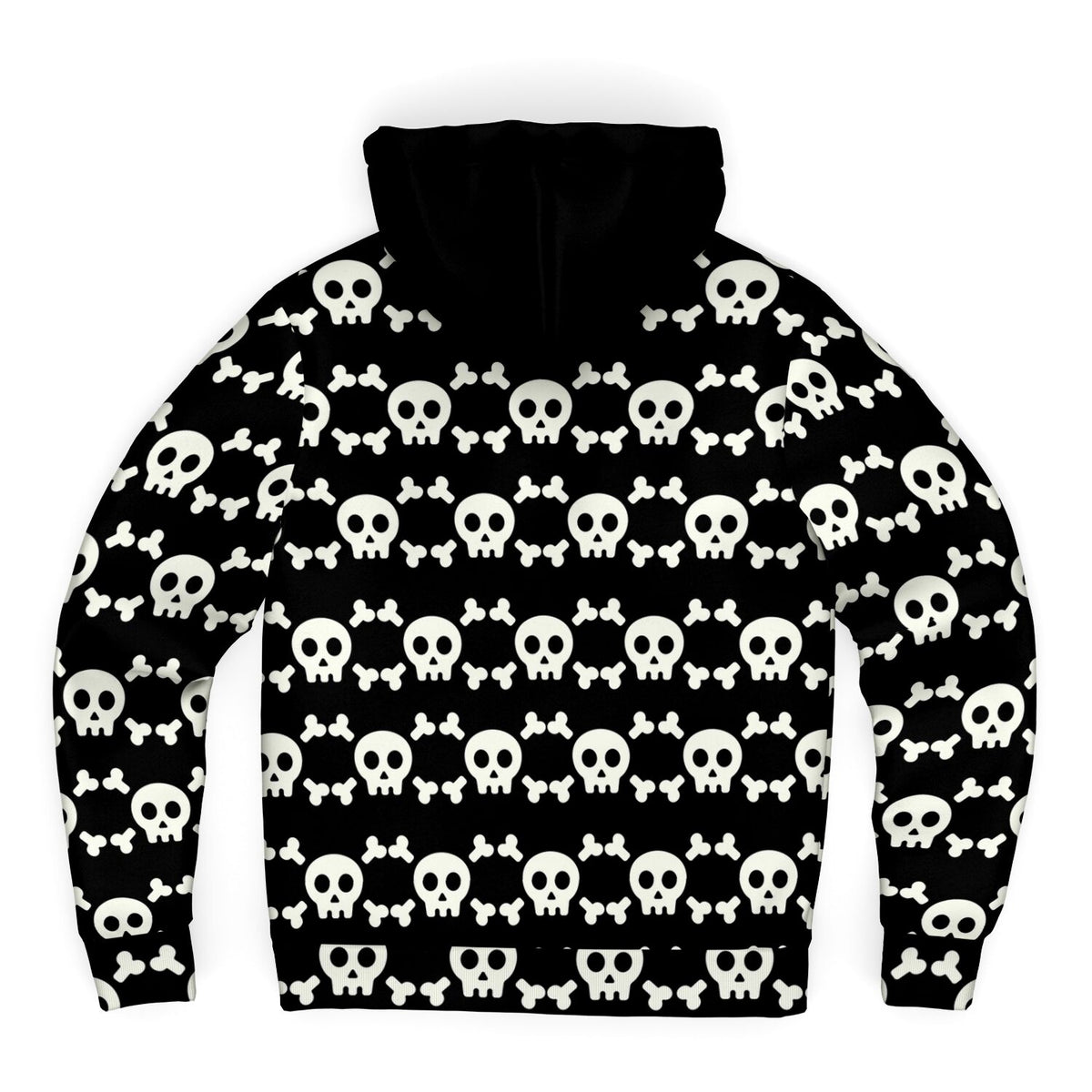 Microfleece Ziphoodie Skull and Crossbones
