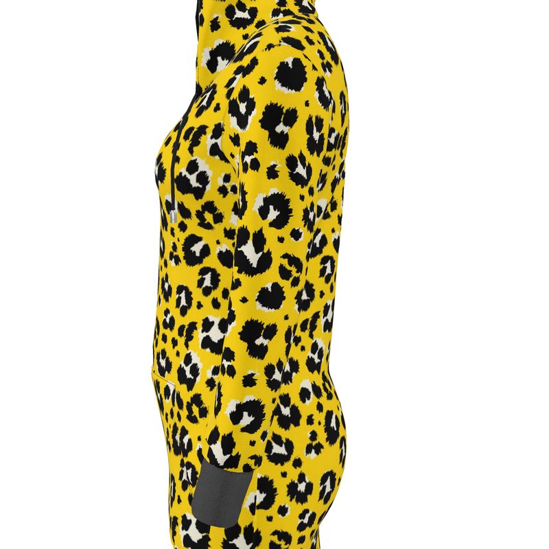 Hoodie Dress Leopard Print