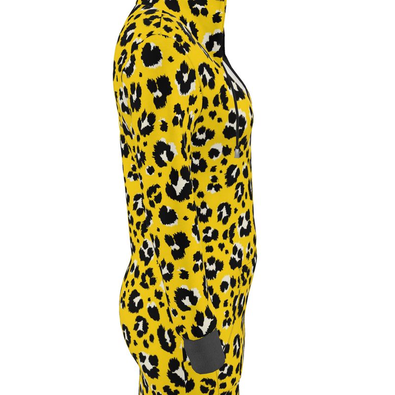 Hoodie Dress Leopard Print