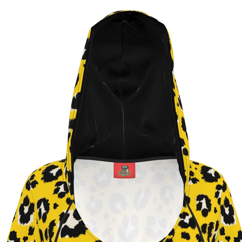 Hoodie Dress Leopard Print